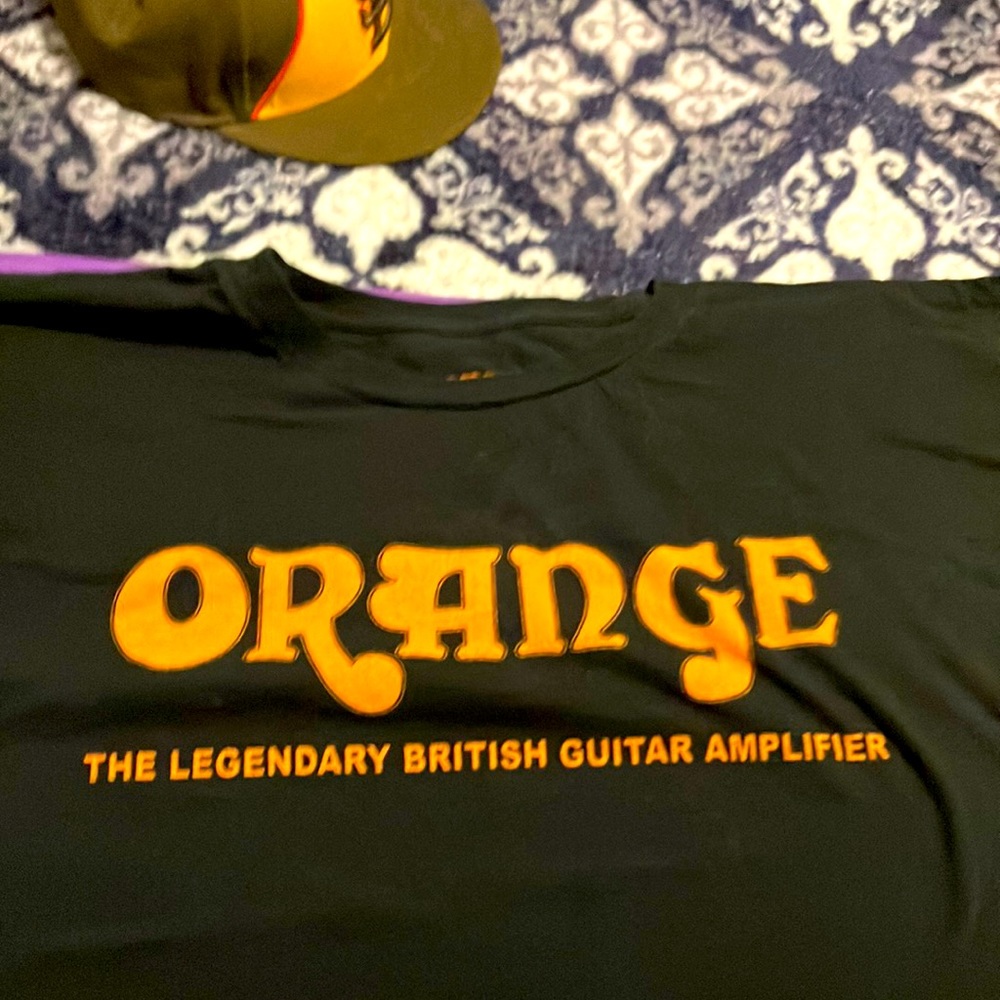 Orange amplifier T-shirt XXL